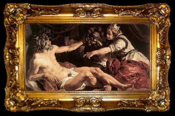 framed  JANSSENS, Abraham Scaldis and Antwerpia, ta009-2